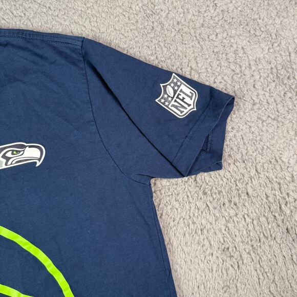 OVO NFL Seattle Seahawks Shirt Mens XS X-Small Blue Graphic Tee Short Sleeve - Picture 3 of 10